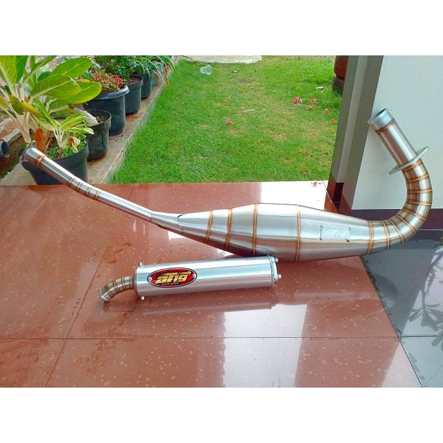 KNALPOT AT19 RACING STENLIS NINJA 2 TAK