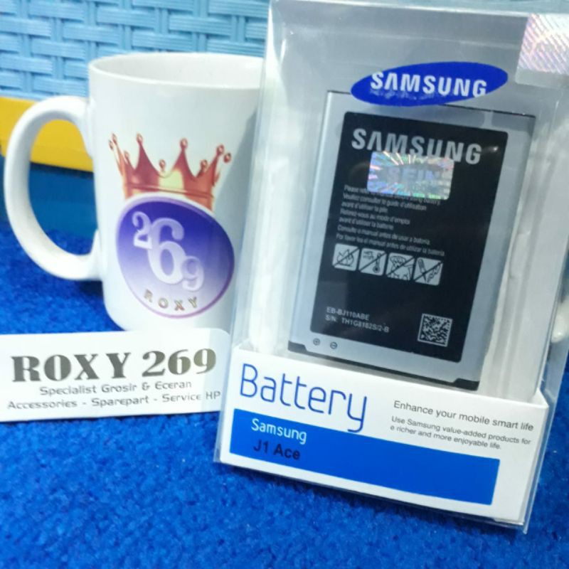 Batre Samsung J1ace J110 Original Ori S4 Mini Baterai Battery Batrei Batrai Batu Baterei J1 Ace
