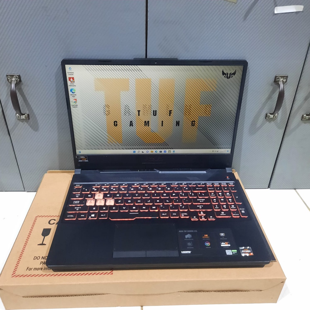 Laptop Asus TUF Gaming 15 FA506II, Amd Ryzen 7 - 4800H, DualVga Nvidia Geforce GTX 1650Ti 4Gb, Ram 8