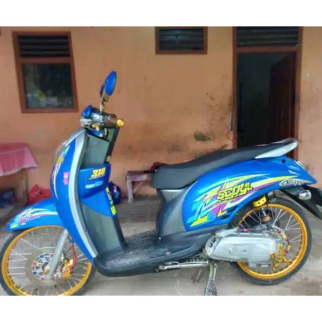 Striping Transfaran Modif Jaman New Scoopy Karbu Shopee Indonesia