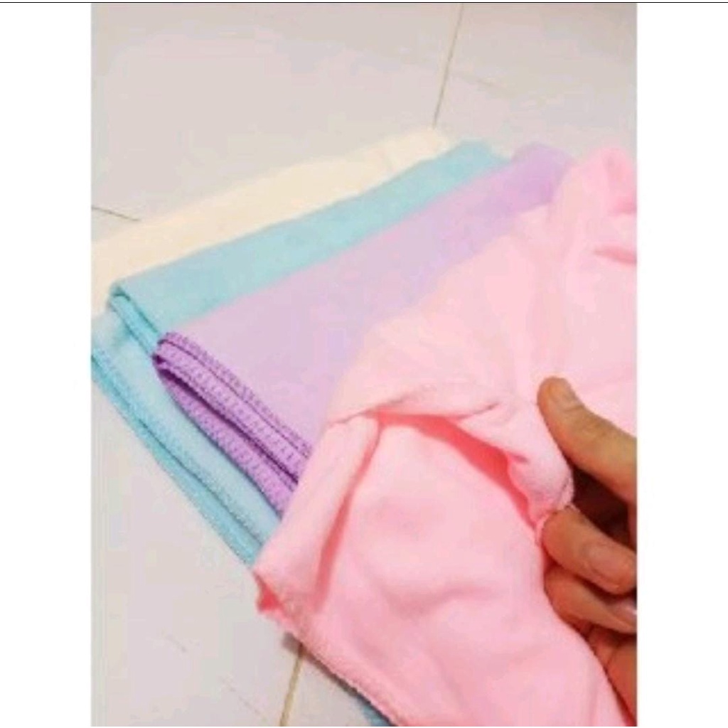 BELLA - HANDUK BESAR MICROFIBER IMPORT 70 X 140 | LEMBUT POLOS MOTIF EMBOS