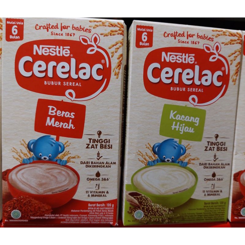 Nestle Cerelac bubur sereal 120gr