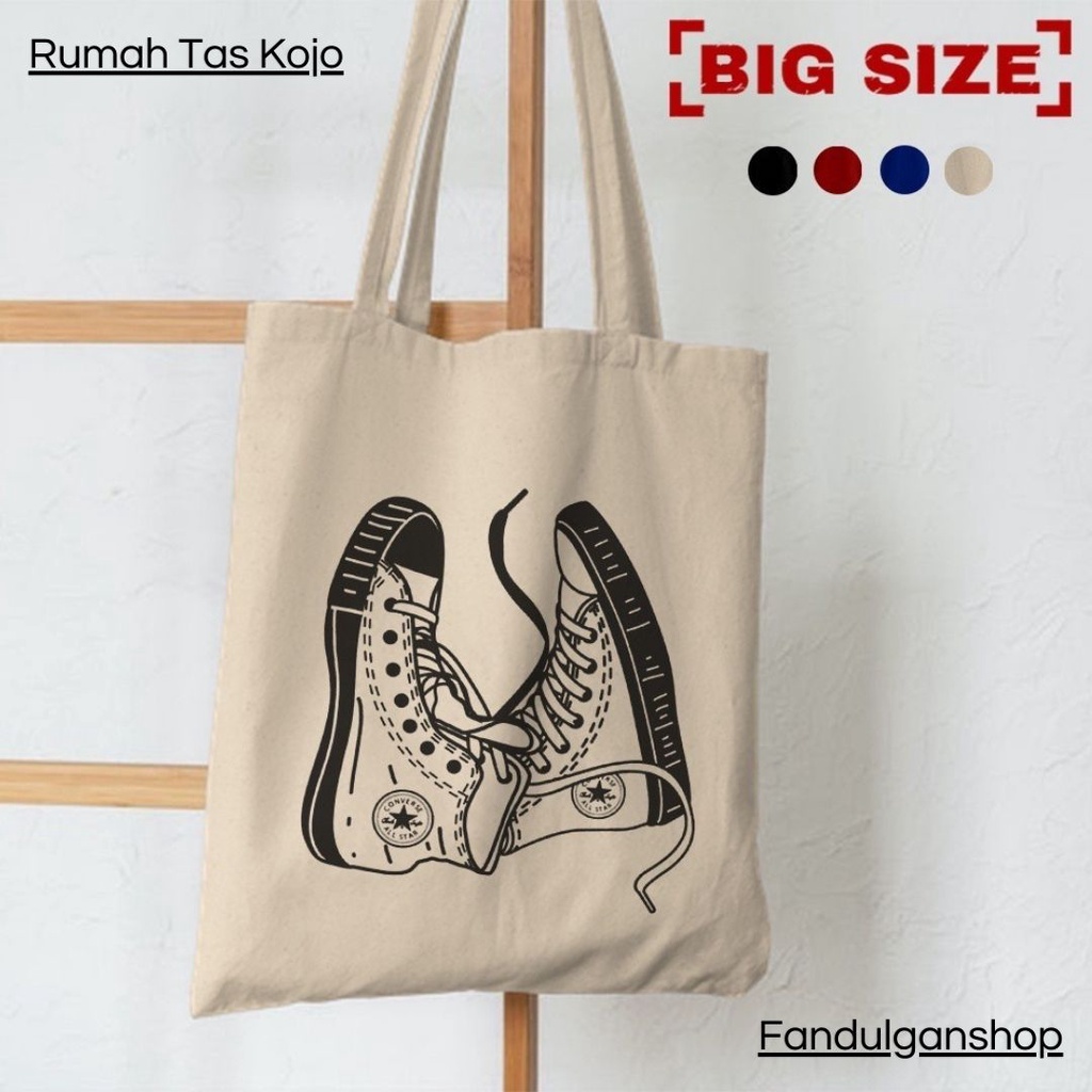 FLASH SALE 10.10 - [RESLETING + MUAT LAPTOP] CONVERSEU TOTEBAG SEMI KANVAS | TOTEBAG RESLETING | TOTEBAG BESAR | TOTEBAG KOREA | TOTEBAG TEBAL | TOTEBAG LAPTOP | TOTEBAG NONGKI | TOTEBAG MOTIF | TOTEBAG NONGKRONG | TOTEBAG SEPATU | TOTEBAG
