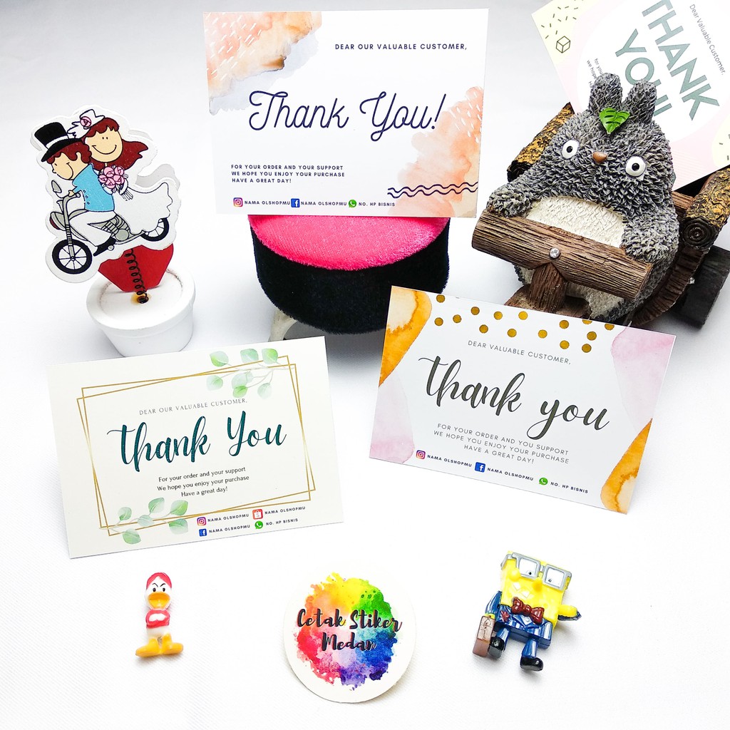 

CETAK STIKER THANK YOU PACKAGING PERSEGI (FREE CUTTING)