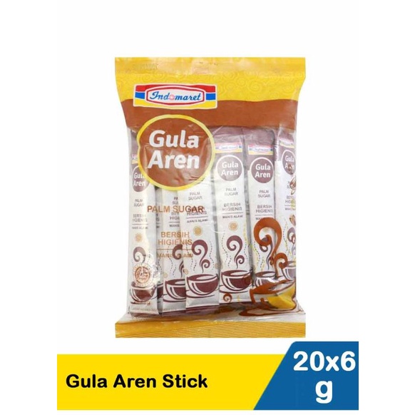 

Indomaret Gula Aren Stick 20X6g