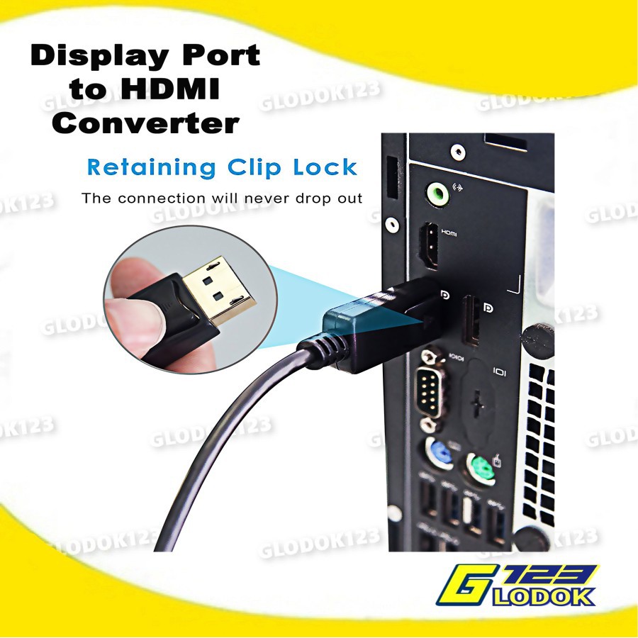 Kabel Converter displayport MALE to HDMI female GT008