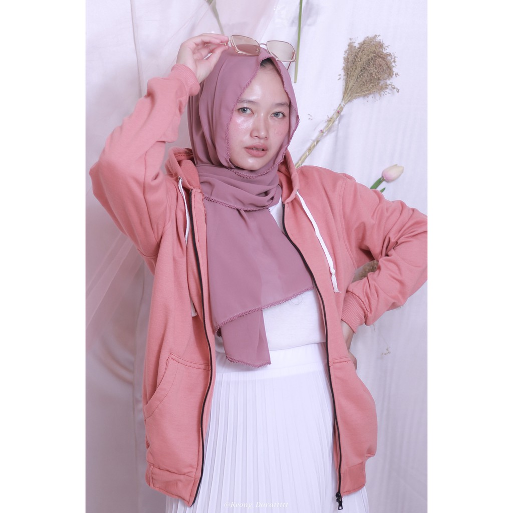 SONYA JAKET Zipper HOODIE || SWEATER HOODIE WANITA #SON