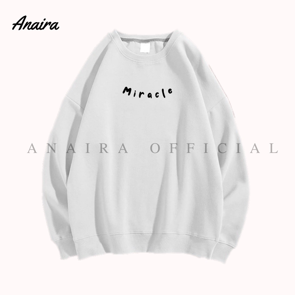 MIRACLE SWEATER CREWNECK ANAIRAOFFICIAL