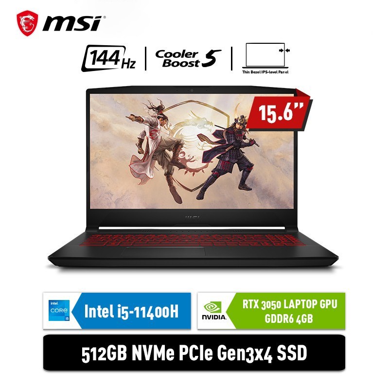 MSI Katana GF66 11UC (9S7-158212-447) /Core i5-11400H/8GB/512GB SSD