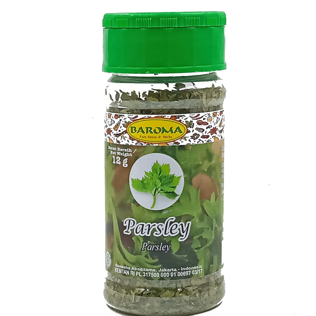 

Parsley 12g - Baroma Bumbu Rempah