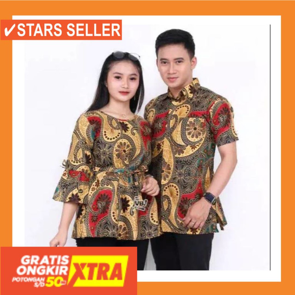 Baju Cowok Buat Kerja Kuliah Batik Alisan Murah Couple Kemeja Pria Blouse Fashion Wanita Shopee Indonesia