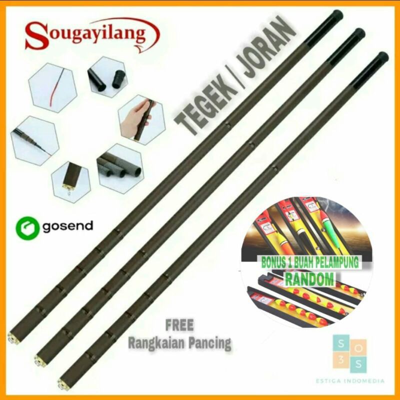 Joran Tegek / Rod Fishing Bahan Composite Carbon Import