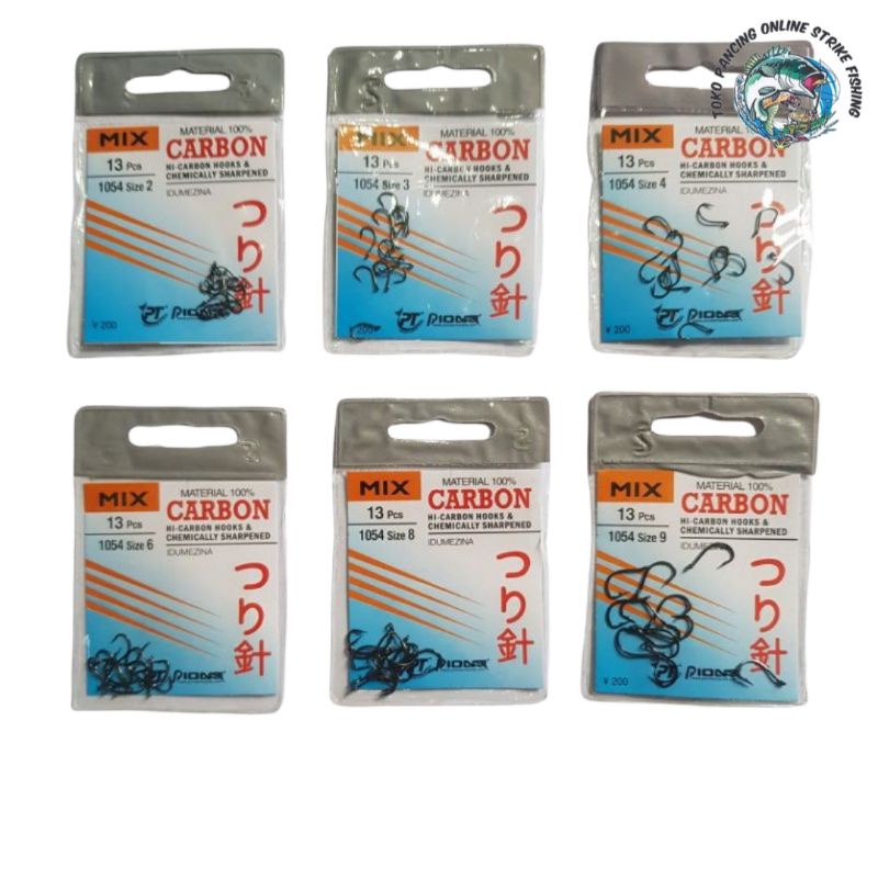 Mata kail pancing Carbon mix 1054 idumezina