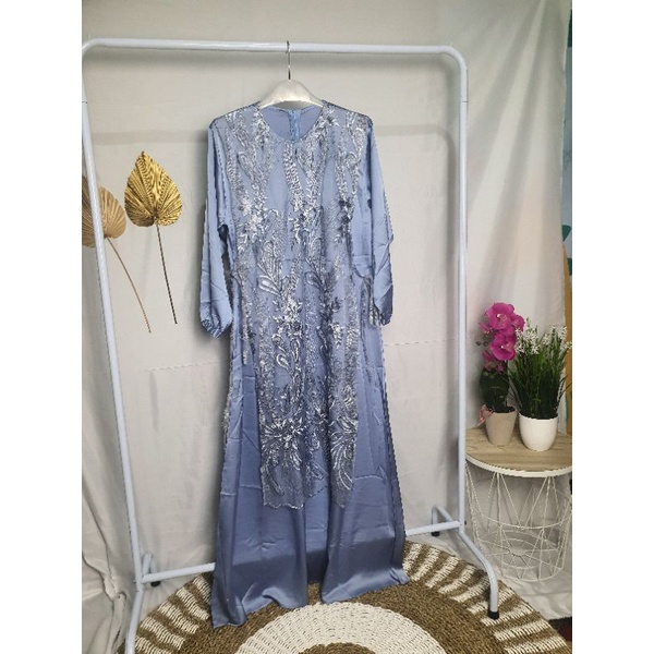 Anzela Dress/Dress Kondangan/Dress Wisuda/Dress Simple/Dress Muslimah
