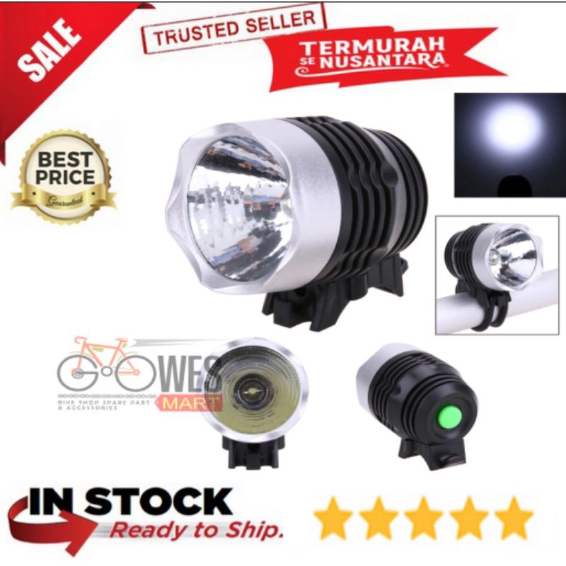 Lampu LED Sepeda Depan MTB