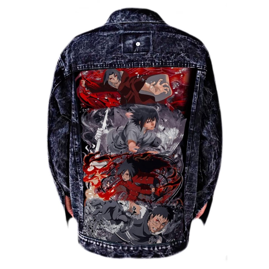 BAYAR DITEMPAT/ jaket jeans pria terbaru 2022 /jaket pria printing/ jaket jeans pria bergambar terbaru/ jaket pria keren/ jaket pria denim jeans bergambar belakang