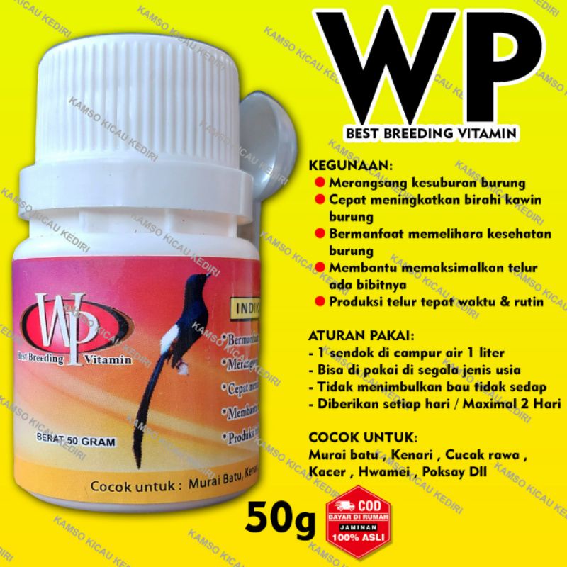 WP + VITAMIN WP BREEDING + VIT WP + WP + VITAMIN BREEDING + VITAMIN BREDING + VITAMIN TERNAK BURUNG 