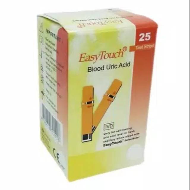 Strip EasyTouch Easy Touch Asam Urat Uric Acid 25 stik