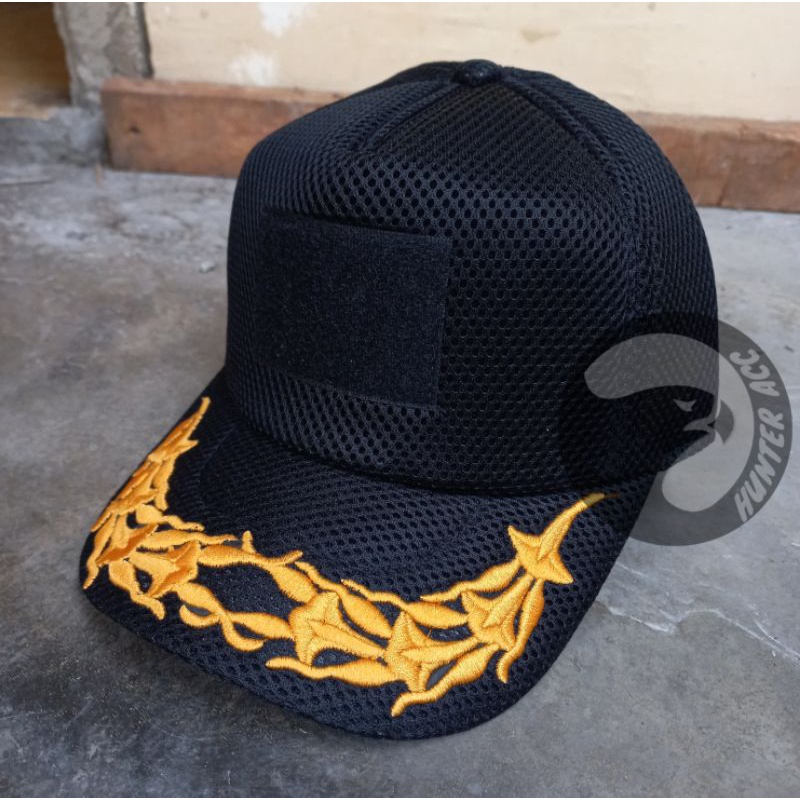 Topi Perwira - Topi Hitam - Topi PAMEN