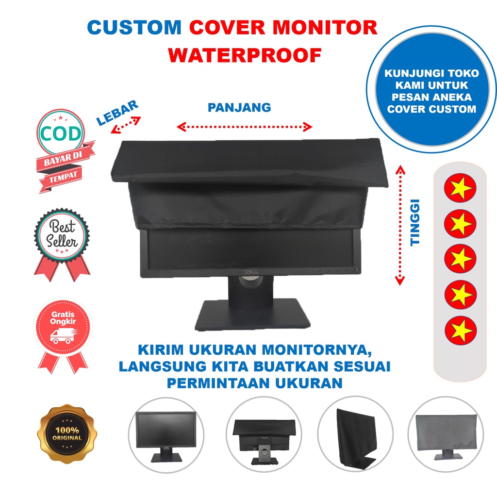 Cover Monitor Waterproof Anti Air 14-20 Inch