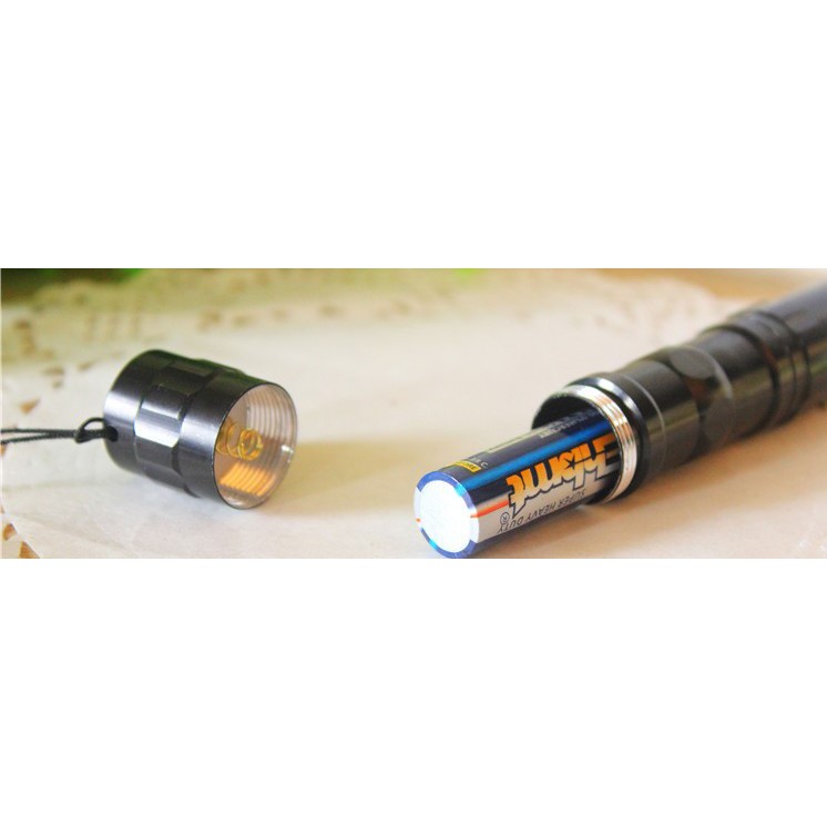 Lampu Senter LED mini 3watt / senter police, flashlight LED Home