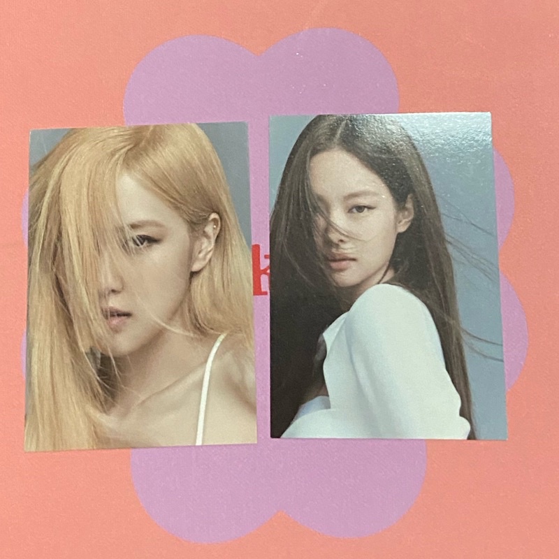 PHOTOCARD BLACKPINK HELLO BUBBLE X MISE EN SCENE