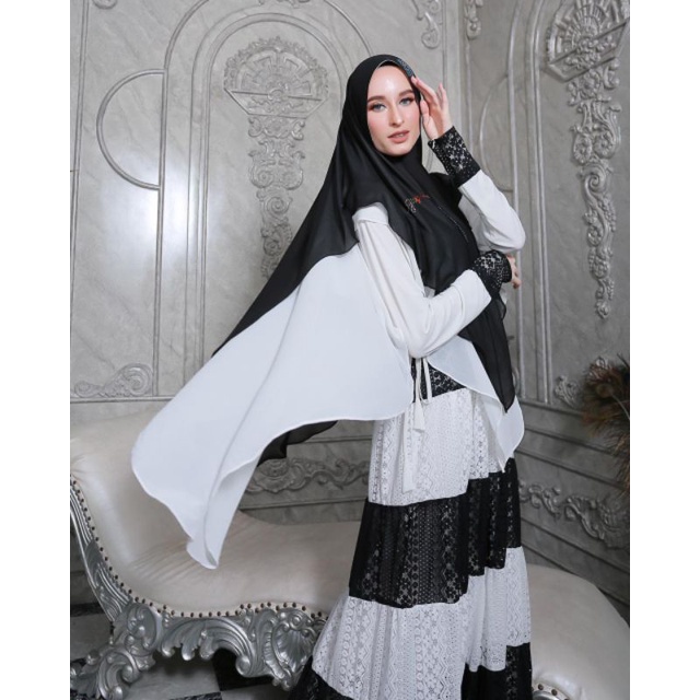 Ameena Syar'i by Gallery Syarifah Original / Gamis Brokat GS Gallery Syarifah