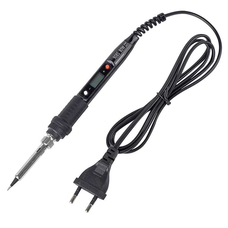 Electric Solder LCD Soldering Iron 80W 220V - 908S