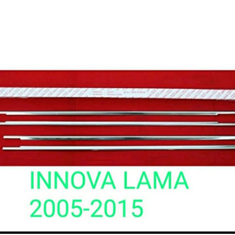 List Kaca Jendela Samping Chrome Innova 2005-2015