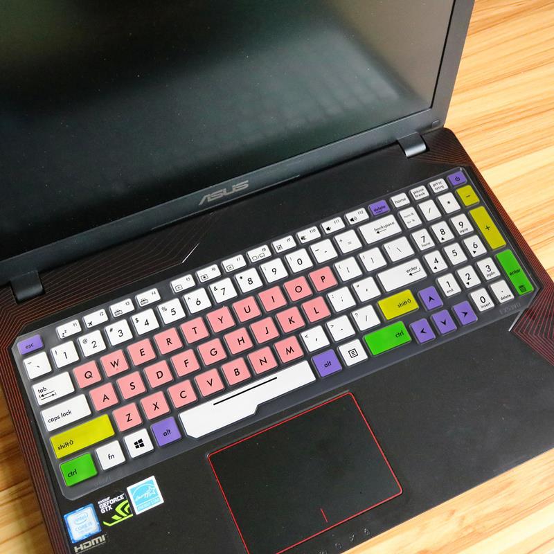 For 15.6inch ASUS ZX53VE FX53VD GL553V FX73vd Soft Ultra-thin Silicone Laptop Keyboard Cover Protector