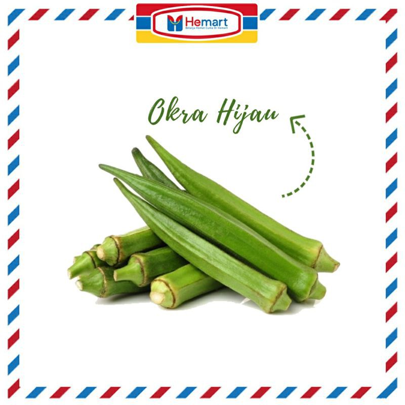 

(ORGANIK) OKRA HIJAU 500-1000 GRAM/ PRODUK LANGKA