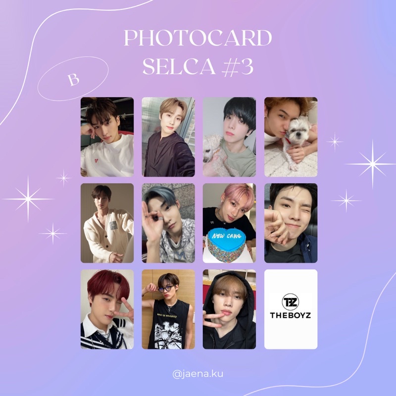 [THE BOYZ] PHOTOCARD SELCA #3 THE BOYZ ‼️BACA DESKRIPSI‼️