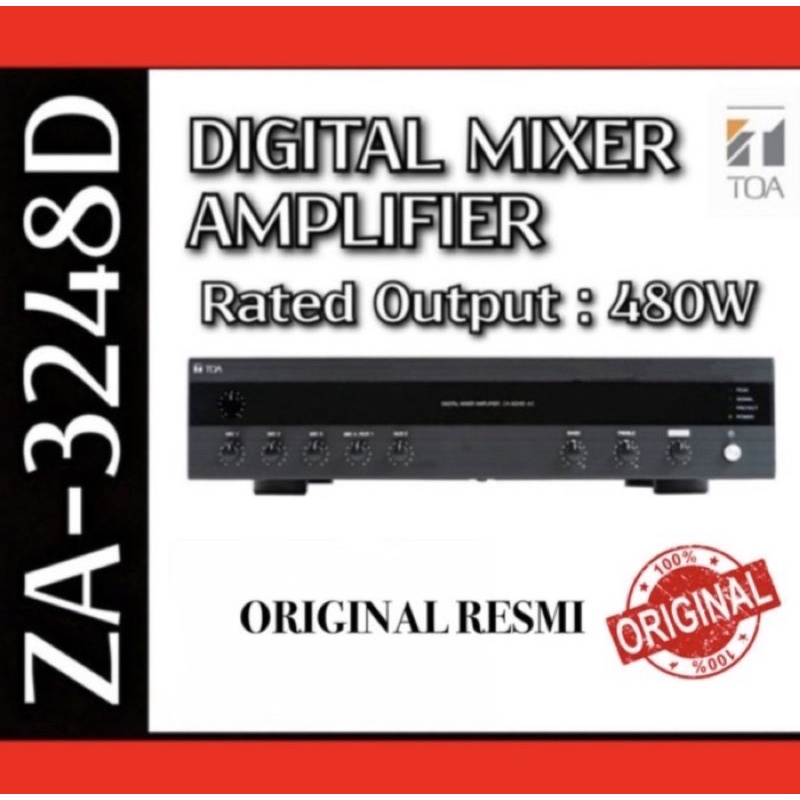 Amplifier Toa ZA3248D ZA 3248 D 3248D 480 Watt Original