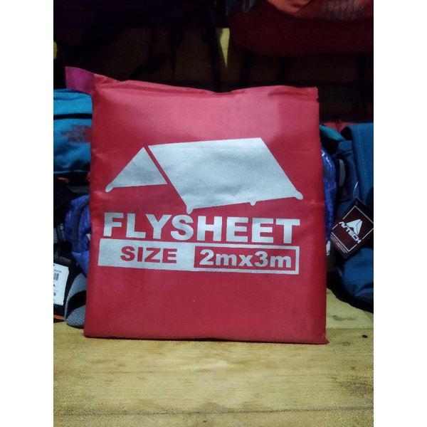 Flysheet 2x3 Meter Original Tenda Darurat Bivak