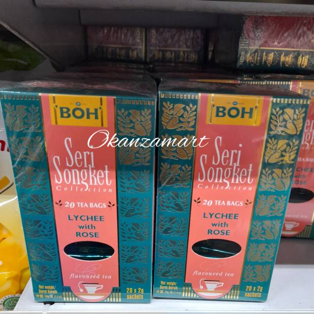 

Boh Tea/Teh Seri Songket Lychee & Rose 20x2gr