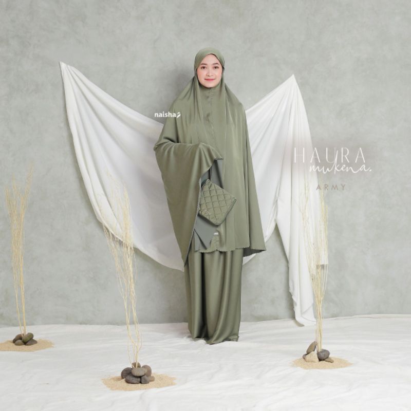 Mukena terbaru dan nyaman, mukena haura by naisha