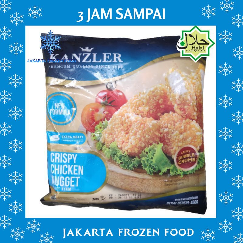 

KANZLER Crispy Chicken Nugget 450gr Naget Ayam Krispi