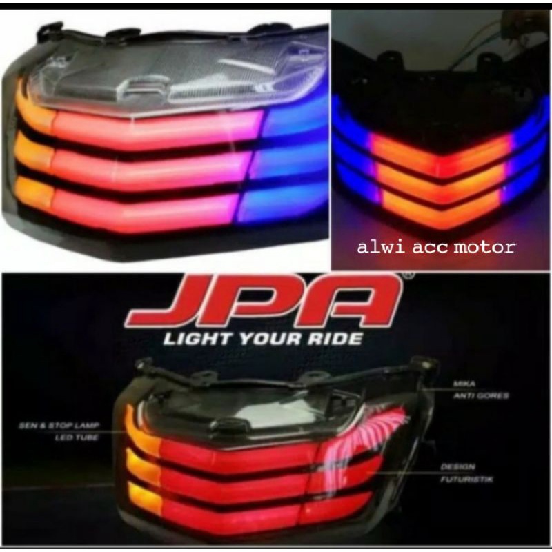 Stoplamp NMAX JPA Senja Putih biru merah stoplamp NMAX JPA