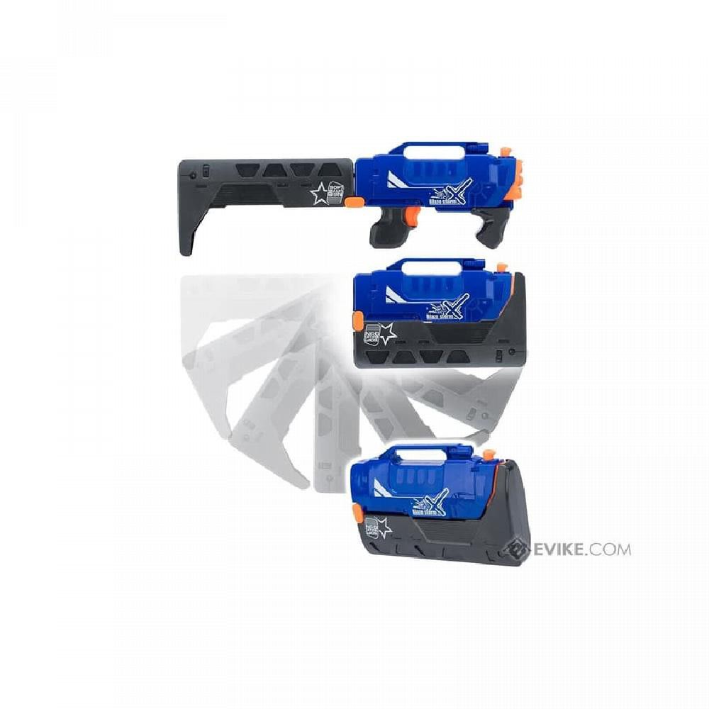 PISTOL MAINAN ANAK REPLIKA NERF FOLDABLE PUMP ACTION 4