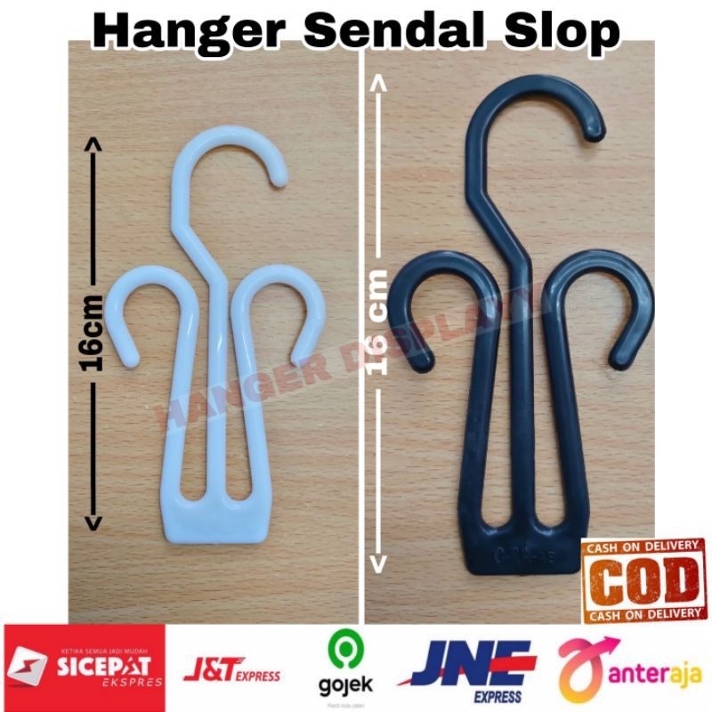 Hanger Sandal Slop ORI / Gantungan Display Sandal Slop Hitam Putih