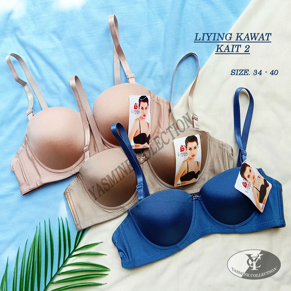 BH LIYING KAWAT+ kawat liying | Bh kancing dua | kancing 2 | Bh busa