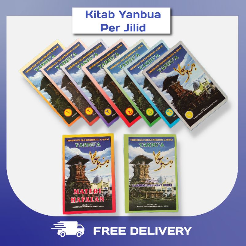 BAYAR DITEMPAT PAKET LENGKAP KITAB YANBUA ORIGINAL 100% JILID 1/2/3/4/5/6/7/MATERI HAFALAN/MAKHROJ ORIGINAL 100%