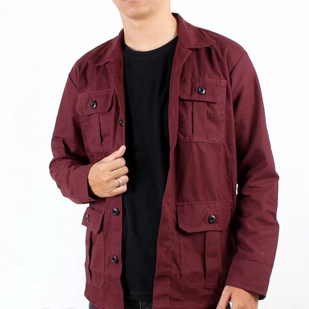 ADAM JAKET MARON || JAKET SEMI PARKA || JAKET PRIA DAN WANITA MASA KINI