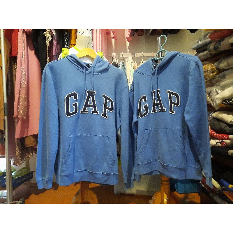 Thrift Hoodie Special Couple GAP Original Biru