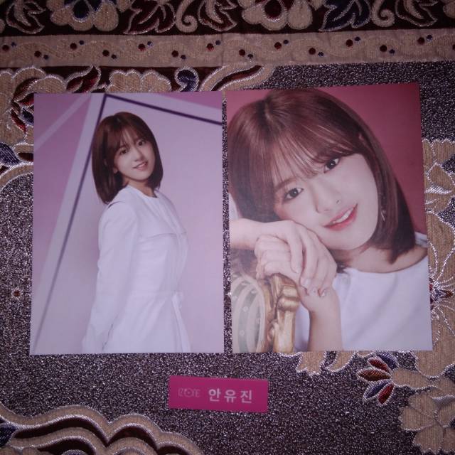 [Official] IZ*ONE IZONE x Gmarket Bromide Name tag Ahn Yujin Yu Jin