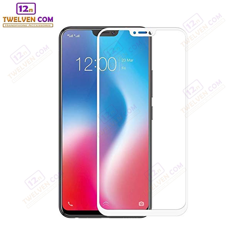 [FLASH SALE] zenBlade 5D Full Cover Tempered Glass Vivo Y83 - Putih