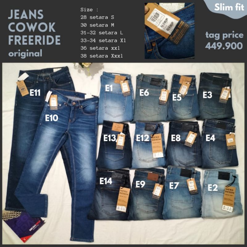 JEANS FREERIDE DEWASA