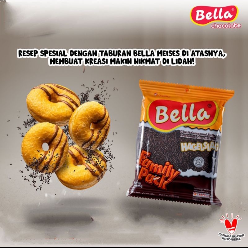 

COKELAT MESES MESIS HAGELSLAG CLASSIC ORIGINAL BELLA ISI 225Gr