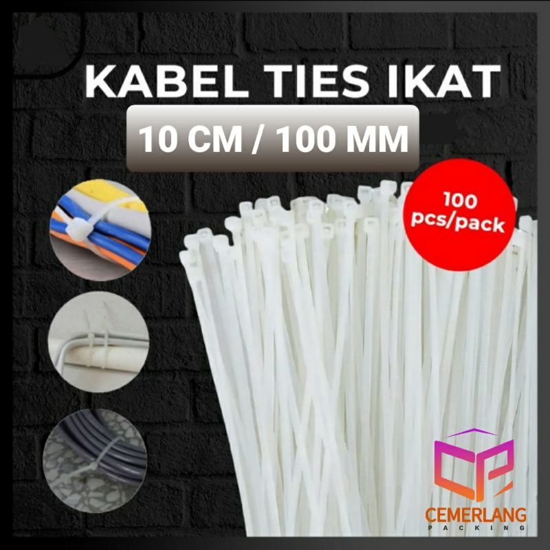 

KABEL TIS / NYLON CABLE / CABLE TIES 10cm 100mm