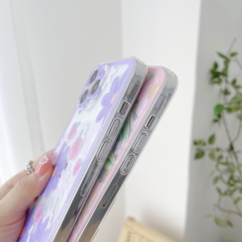 Fashion Beautiful Flowers Bracelet Soft Case HP OPPO A96 A3S Reno 5 6 7 7Z 4F Realme C1 8i 9i 9 Pro + C35 4G 5G Lanyard Clear Casing